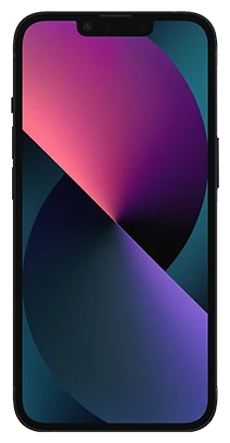 Apple iPhone 13 Refurbished 128GB Zwart voorkant