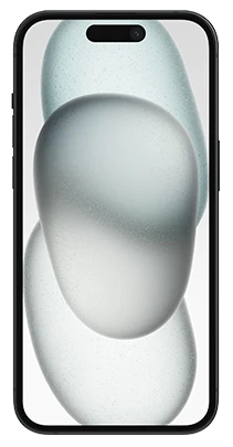 Apple iPhone 15 128GB Zwart voorkant