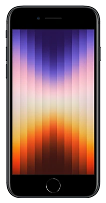 Apple iPhone SE 64GB Zwart voorkant