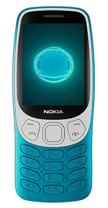 Nokia 3210 128MB Blauw voorkant